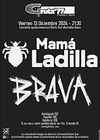 Concierto solidario de Mamá Ladilla y Brava en el Gruta 77