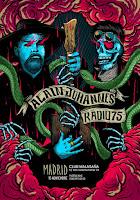 Cabio de sala en el concierto de Alain Johannes y Radio75 en Club Malasaña