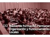 Máster Formación Permanente Gestión, Organización Funcionamiento Entidades Locales