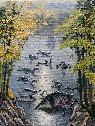 Los óleos mesozoicos de Sergey Krupkin