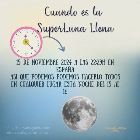 Luna llena 🌕 15 de noviembre