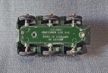 Saladin Armoured Car, una tanqueta militar de Matchbox Saladin Armoured Car, una tanqueta militar de Matchbox