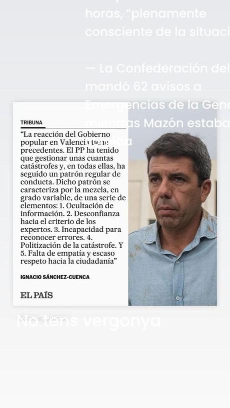Compromís se querellará contra Mazón por su gestión de la DANA: “Nos enviaron al matadero” … Pero, hoy, el presidente de la Generalitat sigue en su cargo… Compromís se querellará contra Mazón por su gestión de la DANA: “Nos enviaron al matadero” … Pero, hoy, el presidente de la Generalitat sigue en su cargo…