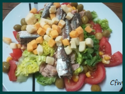 Ensalada con conservas