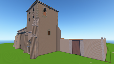 Burgos en Minecraft: Iglesia de Fuente Úrbel (Burgos), España Burgos en Minecraft: Iglesia de Fuente Úrbel (Burgos), España