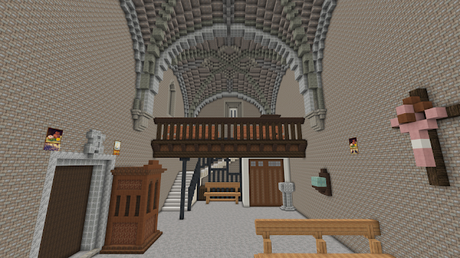 Burgos en Minecraft: Iglesia de Fuente Úrbel (Burgos), España Burgos en Minecraft: Iglesia de Fuente Úrbel (Burgos), España