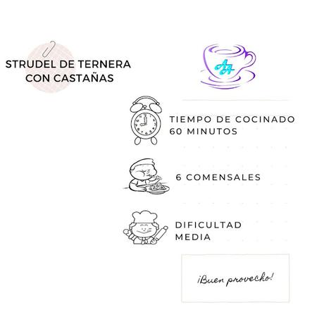 STRUDEL DE TERNERA CON CASTAÑAS