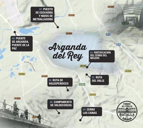 Ruta por el Parque histórico del a Batalla del Jarama organizado por Turismo Arganda del Rey. Ruta por el Parque histórico del a Batalla del Jarama organizado por Turismo Arganda del Rey.