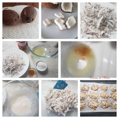 Pastelitos de coco fresco Pastelitos de coco fresco