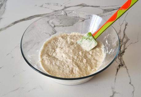 Masa de pizza de larga fermentación (mínimo 24 horas)