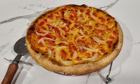 Masa de pizza de larga fermentación (mínimo 24 horas)