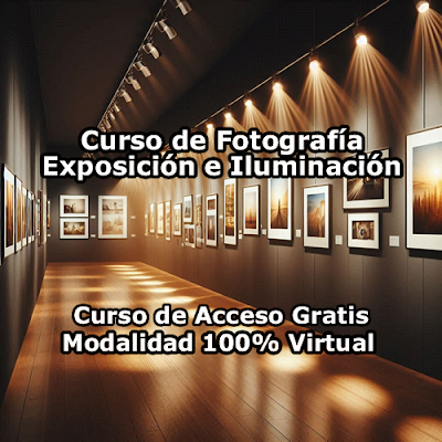 Curso de Fotografía Exposición e Iluminación Modalidad 100% Virtual de Acceso Gratis
