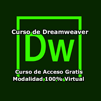 Curso de Dreamweaver Modalidad 100% Virtual de Acceso Gratis