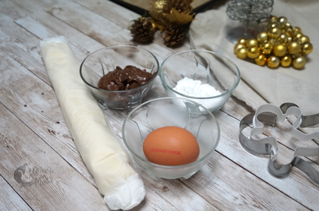 Muñecos de hojaldre rellenos de chocolate Muñecos de hojaldre rellenos de chocolate