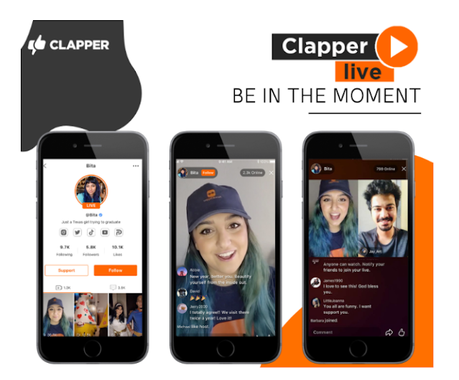 Te presento a CLAPPER la nueva red social para monetizar!! Te presento a CLAPPER la nueva red social para monetizar!!