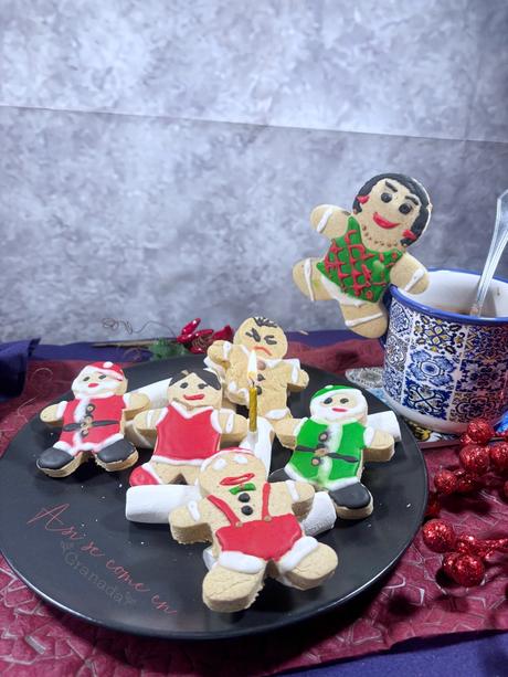 Gingerbread man, Galletas de jengibre Gingerbread man, Galletas de jengibre