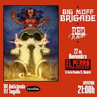 Concierto de Big Muff Brigade y Red Whor en El perro de la parte de atrás del coche