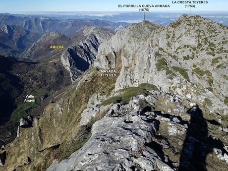 Vega Enol-Vegarredonda-Mirador de Ordiales-El Porru la Cueva Armada-El Jayáu