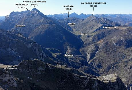 Vega Enol-Vegarredonda-Mirador de Ordiales-El Porru la Cueva Armada-El Jayáu