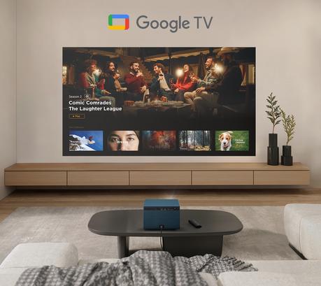 ViewSonic presenta el proyector LED inteligente LX60HD con Google TV integrado 24PRJ-CON1608-RC-LX60HD_Built-In_Google_TV_1238x1102