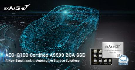 Exascend anuncia la certificación AEC-Q100 de AS500 BGA SSD Exascend anuncia la certificación AEC-Q100 de AS500 BGA SSD