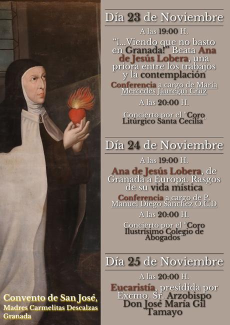 Jornadas en honor de Ana de Jesús en Granada