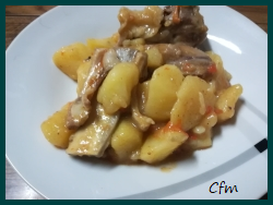 Patatas guisadas con costilla