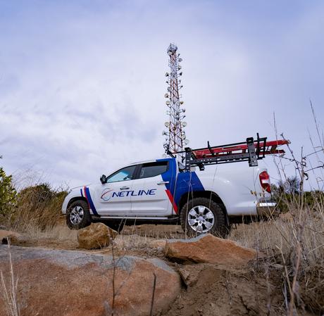 Netline - camioneta antena