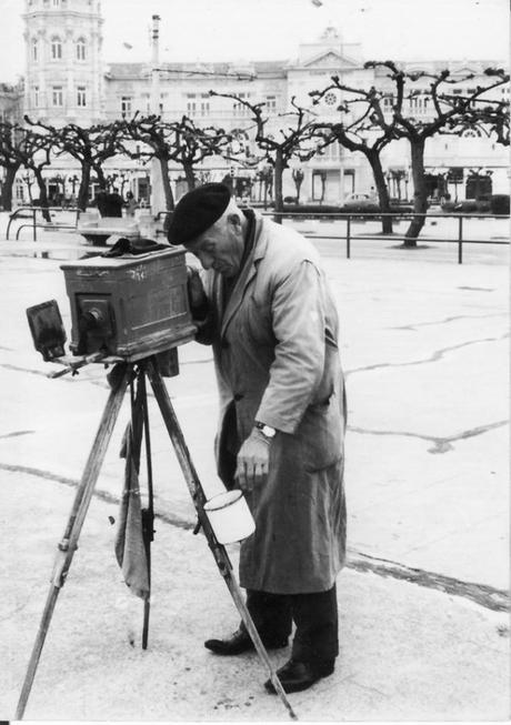 Primitivo García,fotógrafo minutero en el Sardinero