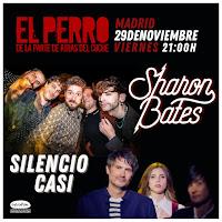 Concierto de Sharon Bates y Silencio Casi en El perro de la parte de atrás del coche