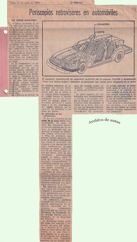 New York Safety Sedan un taxi ESV de Estados Unidos de 1971 New York Safety Sedan un taxi ESV de Estados Unidos de 1971