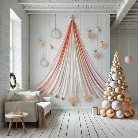 Abeto navideño sin abeto. Abeto navideño sin abeto.