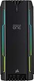 Corsair ONE i164 PC Compacto para juegos,Intel i9-9900K - 32GB DRAM, Nvidia GeForceRTX 2080 Ti - 960GB SSD con refrigeración líquida, NVMe M.2 960 GB, HDD 2 TB, Vengeance LPX DDR4 2666 MHz, Negro