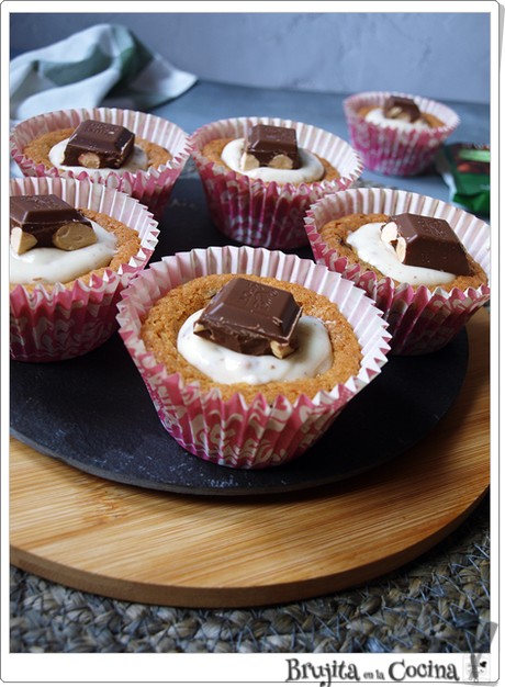 Vasito cookie con crema de queso y chocolate