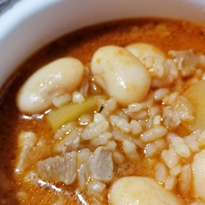 Arroz Empedrado Con Secreto De Cerdo