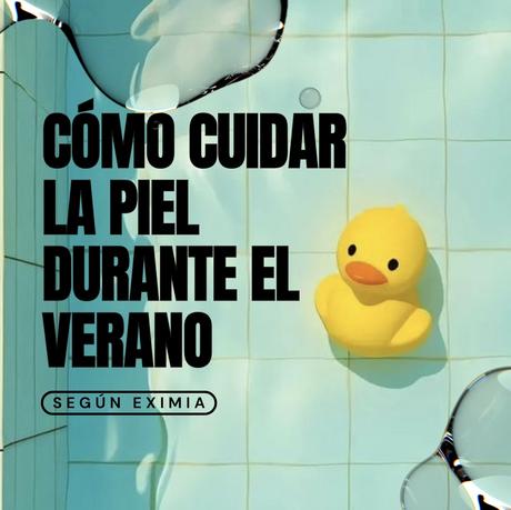 como cuidar la piel durante el verano sueros  Eximia Rutina piel skincare verano se pueden usar ácidos Sol vitamina C ácido hialurónico serums sueros