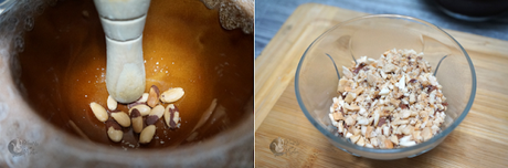 Bombones rellenos de almendras Bombones rellenos de almendras