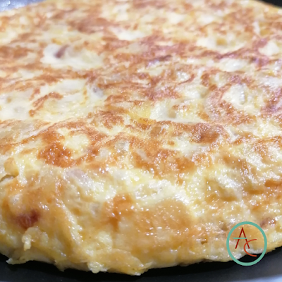 Tortilla De Patatas Con Cebolla