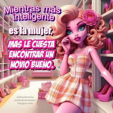 Mientras más inteligente es la mujer, más le cuesta encontrar un novio bueno.