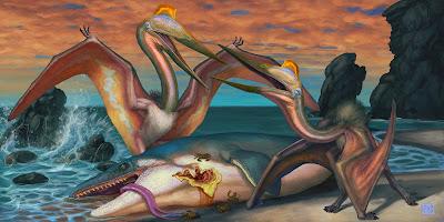 Las vistosas escenas mesozoicas de Noel Hill