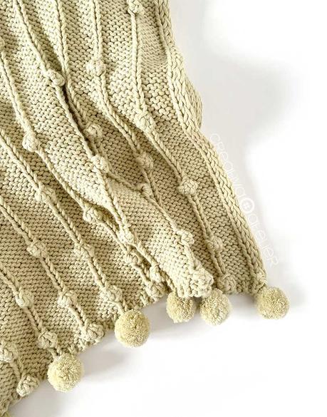 Patrón de manta de Punto FALLING Blanket