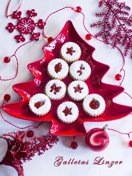 Galletas de Navidad: 13 recetas para disfrutar con los peques estas fiestas galletas-de-navidad-linzer