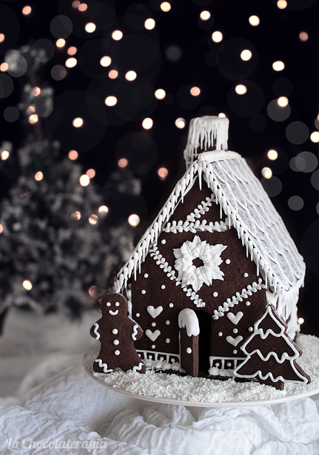 Galletas de Navidad: 13 recetas para disfrutar con los peques estas fiestas casita-de-galletas-de-chocolate-para-navidad
