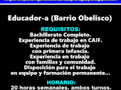 Educador-a (Barrio Obelisco)
