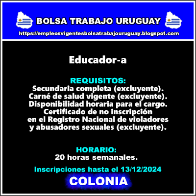 Educador-a Educador-a