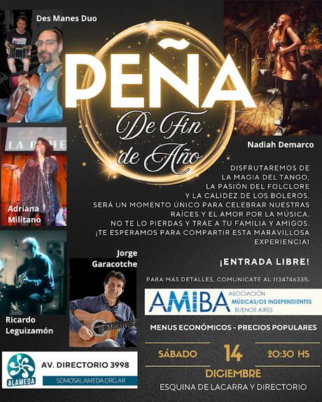 Peña cabezona de fin de año. Entrada gratuita Peña cabezona de fin de año. Entrada gratuita