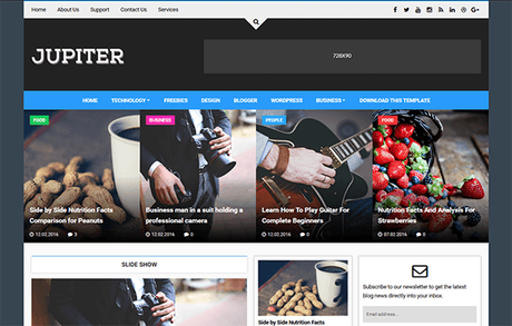 Jupiter Blogger Template