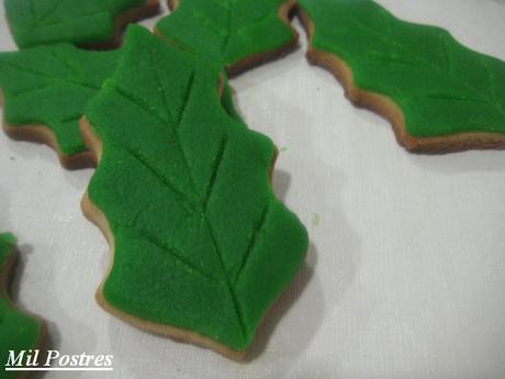 GALLETAS NAVIDEÑAS DECORADAS CON MAZAPÁN