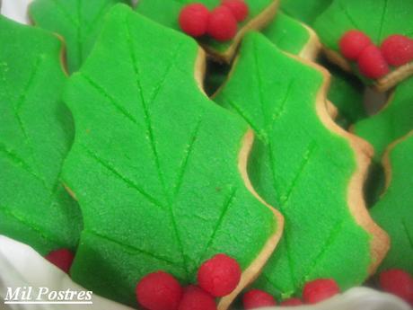 GALLETAS NAVIDEÑAS DECORADAS CON MAZAPÁN