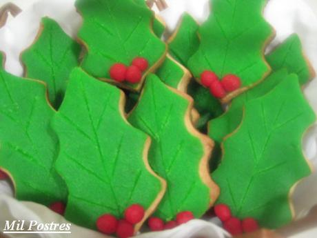 GALLETAS NAVIDEÑAS DECORADAS CON MAZAPÁN